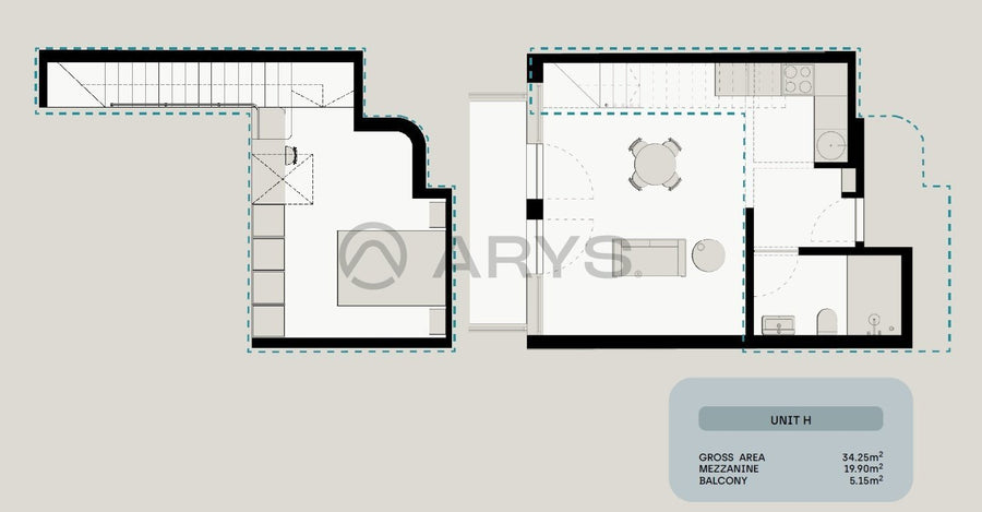 Apartamento T0 + 1
