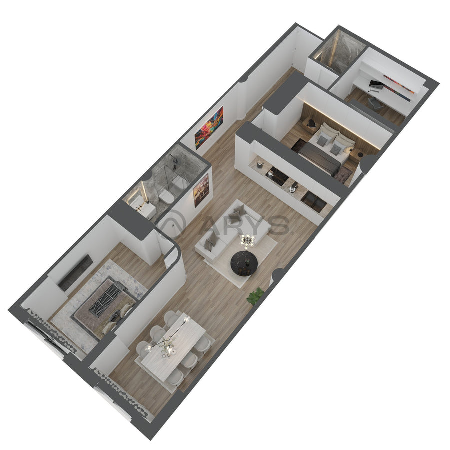 Apartamento T1 + 2